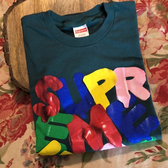 SUPREME size Small “Supreme Est 1994” Bubble RARE - Picture 10 of 14